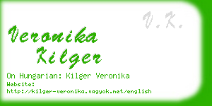 veronika kilger business card